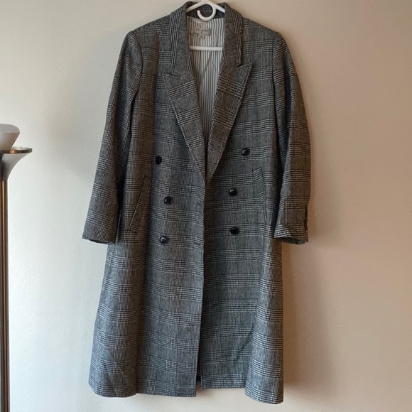 Nili Lotan x Target Women's Black & White Houndstooth Plaid size Large - Picture 1 of 10